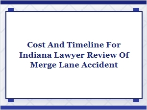 Initial Consultation for Merge Lane Accident Cases